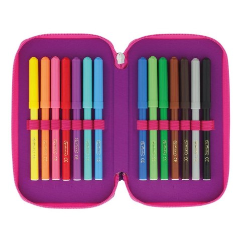 Piórnik róż/fiol 31 cz. 50046331 Herlitz (300001559) Piórnik róż/fiol 31 cz. 50046331 Herlitz (300001559)