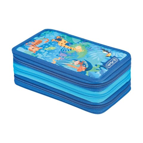 Piórnik Potrójny Jungle safari 31 cz. Herlitz (400197094) Piórnik Potrójny Jungle safari 31 cz. Herlitz (400197094)