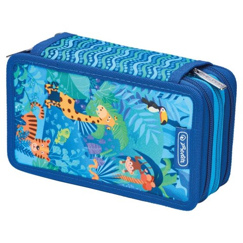 Piórnik Potrójny Jungle safari 31 cz. Herlitz (400197094) Piórnik Potrójny Jungle safari 31 cz. Herlitz (400197094)