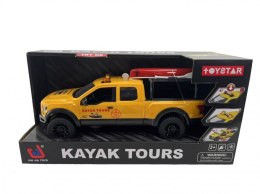 Samochód wóz terenowy z kajakiem, 1:12 Lean (21489)