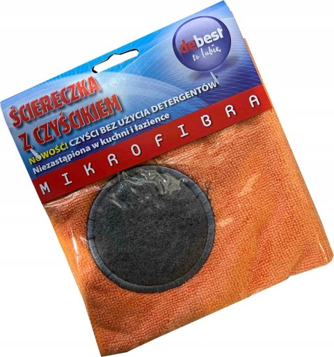 Ścierka z czyścikiem mikrofibra mikrofibra Debest