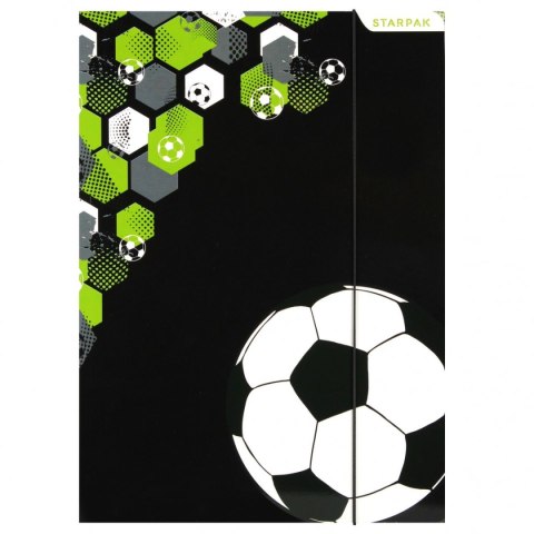 Teczka kartonowa na gumkę Football A4 mix Starpak (553549)