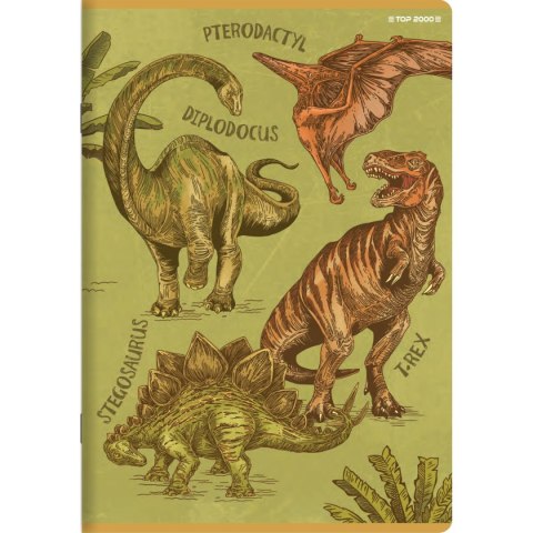 Zeszyt DINO/SPRING A5 60k. 70g linia Top 2000 (400169406)