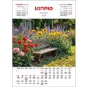 Kalendarz ścienny OGRODY WIELOPLANSZOWY 330mm x 500mm Jotan (WP133)