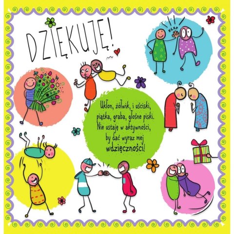Kartka składana Karnet kw dziękuje 2 kw Henry (5907465660693) Kartka składana Karnet kw dziękuje 2 kw Henry (5907465660693)