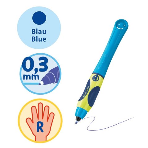 Pióro kulkowe Dla Praworęcznych Griffix neon fresh blue Pelikan (400191571) Pióro kulkowe Dla Praworęcznych Griffix neon fresh blue Pelikan (400191571)