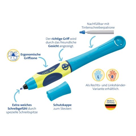 Pióro kulkowe Dla Praworęcznych Griffix neon fresh blue Pelikan (400191571) Pióro kulkowe Dla Praworęcznych Griffix neon fresh blue Pelikan (400191571)