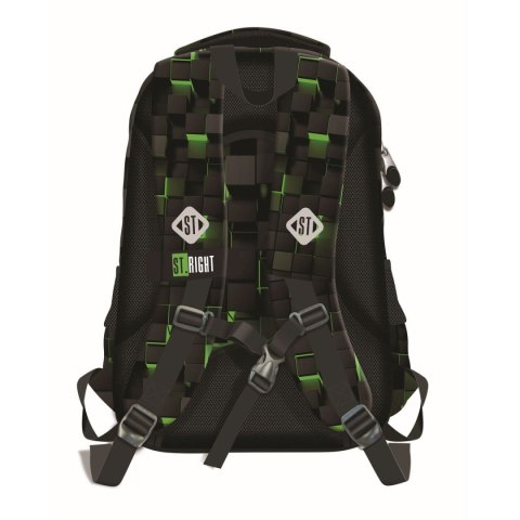 Plecak GREEN GAME 3-KOMORY St.Right (BP-77)