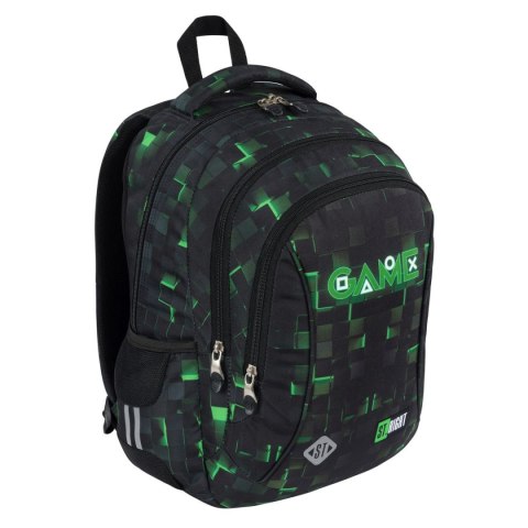 Plecak GREEN GAME 3-KOMORY St.Right (BP-77)