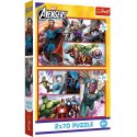 Puzzle Avengers 2x70 el. Trefl (34439)
