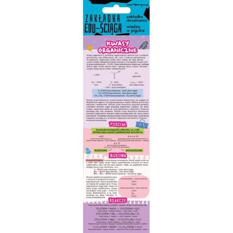 Zakładka do książki Ściąga kwasy organiczne Henry (5905701482818)