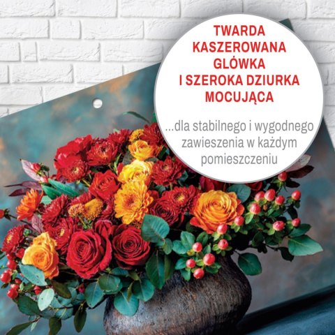 Kalendarz ścienny PREMIUM trójdzielny A4 Press (BUKIETY)