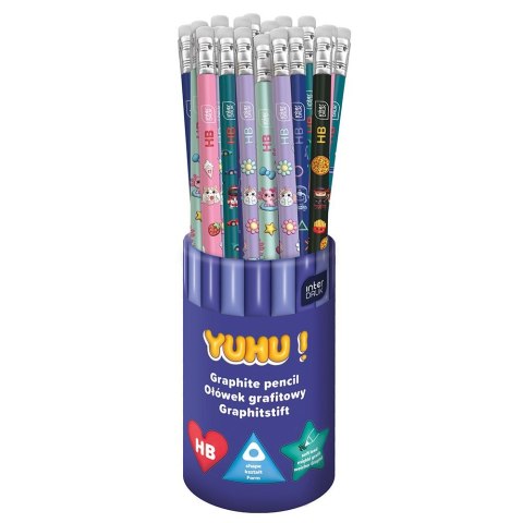 Ołówek YUHU HB Interdruk (z białą gumką)