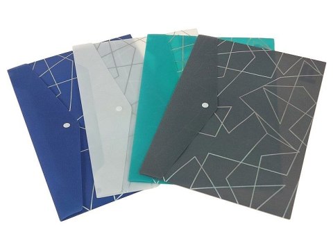 Teczka plastikowa na zatrzask we wzory A4 mix [mm:] 210x297 Adar (601680)