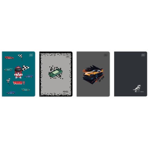 Zeszyt BOYS mix A5 60k. 70g krata Interdruk (5902277366306)