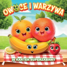 Kolorowanka Owoce i warzywa 3D