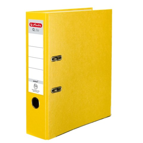 Segregator dźwigniowy Q. file Standard 0011167442 A4 80mm żółty Herlitz (300003087) Segregator dźwigniowy Q. file Standard 0011167442 A4 80mm żółty Herlitz (300003087)