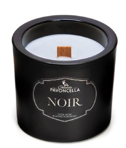 Świeczka ozdobna Classico Noir czarna 170g Pavoncella (5905711530370)