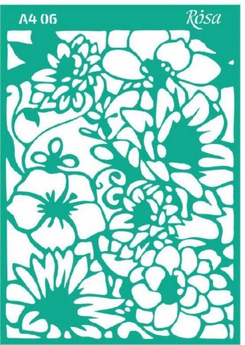 Szablon Ornamenty kwiatowe Rosa (0006) Szablon Ornamenty kwiatowe Rosa (0006)