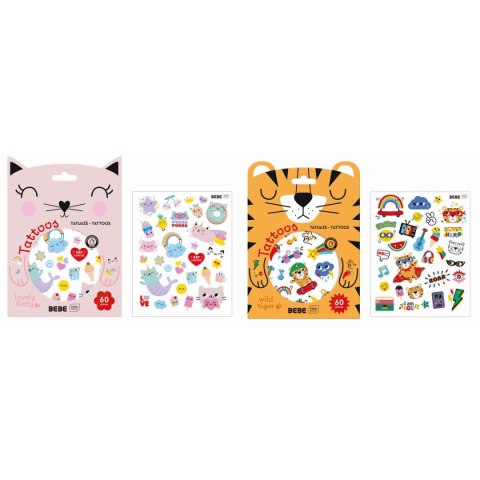 Tatuaż BEBE FRIENDS 50 szt Bebe Tatuaż BEBE FRIENDS 50 szt Bebe