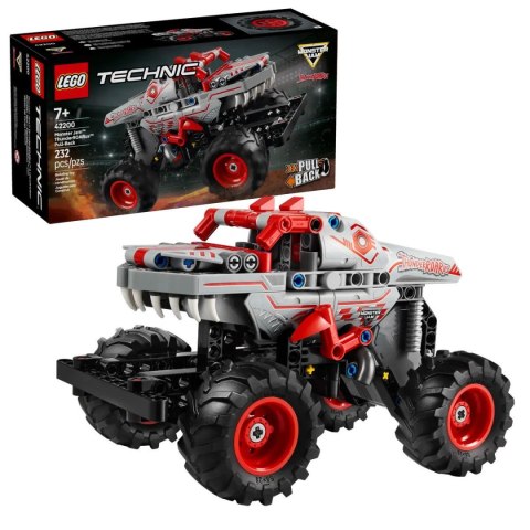 Klocki konstrukcyjne Technic Monster Jam™ ThunderROARus™ z napędem typu pull-back Lego (42200) Klocki konstrukcyjne Technic Monster Jam™ ThunderROARus™ z napędem typu pull-back Lego (42200)