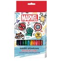 Kredki ołówkowe Avengers trójkątne 12 kol. Beniamin