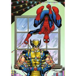 Puzzle Xmass Spider-Man & Wolverine: Święta 1000 el. Trefl (12088)