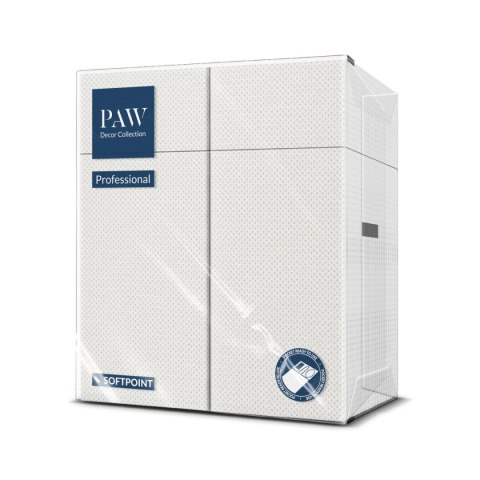 Serwetki Softpoint Unicolor biały bibuła [mm:] 320x380 Paw (PUNP000000)