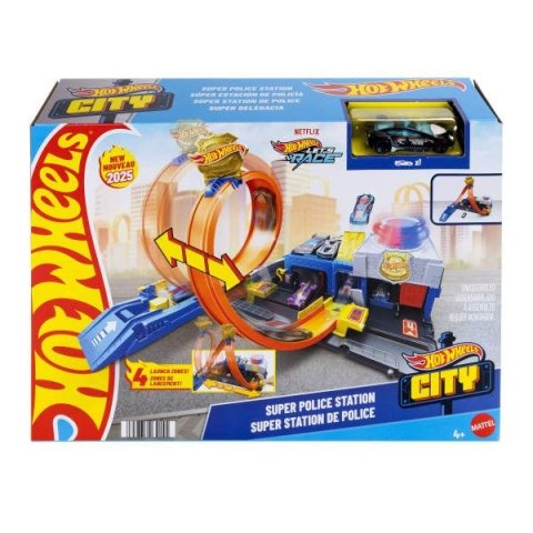 Tor wyścigowy City Posterunek policji Hot Wheels (JBM71) Tor wyścigowy City Posterunek policji Hot Wheels (JBM71)