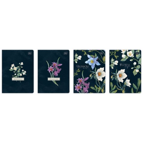 Zeszyt HYBRID fLORI A5 60k. 70g krata Interdruk