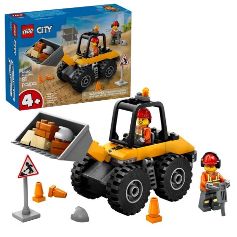 Klocki konstrukcyjne City Żółta ładowarka kołowa Lego (60450) Klocki konstrukcyjne City Żółta ładowarka kołowa Lego (60450)