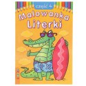 Książeczka edukacyjna Malowanka - Literki część 4 Literka