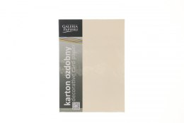 Papier ozdobny (wizytówkowy) czerpany krenowy A4 kremowy 180g Galeria Papieru (201422)