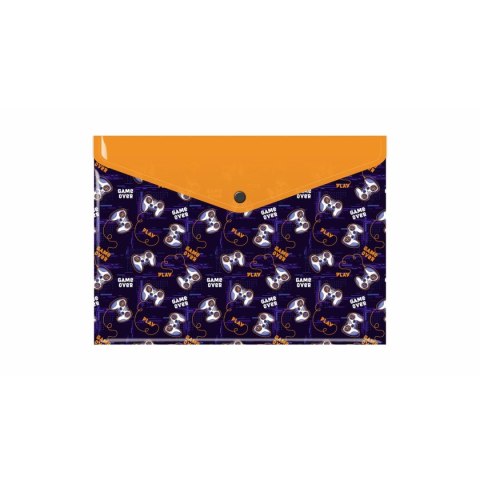 Teczka plastikowa GAMEPAD A4 mix Biurfol (TKN-A4-33)