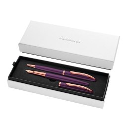 Zestaw piśmienniczy Jazz Noble Elegance Viola pióro+długopis Pelikan (400198411)