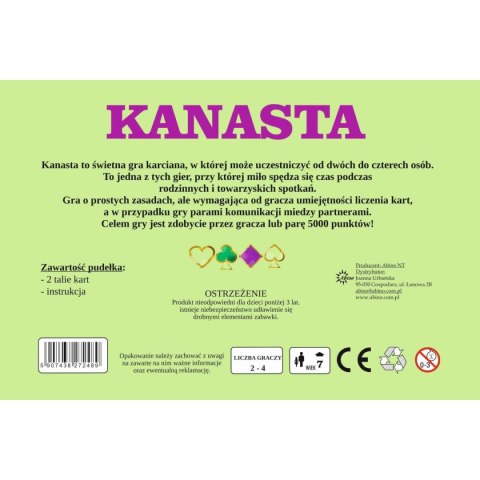 Gra karciana Kanasta Abino Gra karciana Kanasta Abino