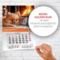 Kalendarz ścienny na lodówkę z magnesem 137mm x 210mm Press (MILUSIŃSCY)