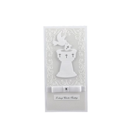 Kartka składana chrzest ręcznie zdobiona DL Deco Styl Kartka składana chrzest ręcznie zdobiona DL Deco Styl