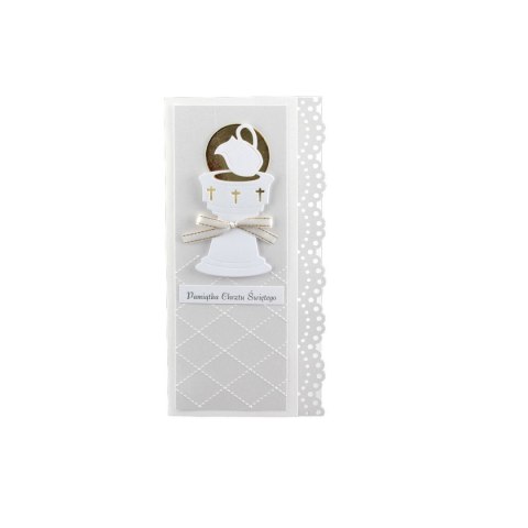 Kartka składana chrzest ręcznie zdobiona DL Deco Styl Kartka składana chrzest ręcznie zdobiona DL Deco Styl