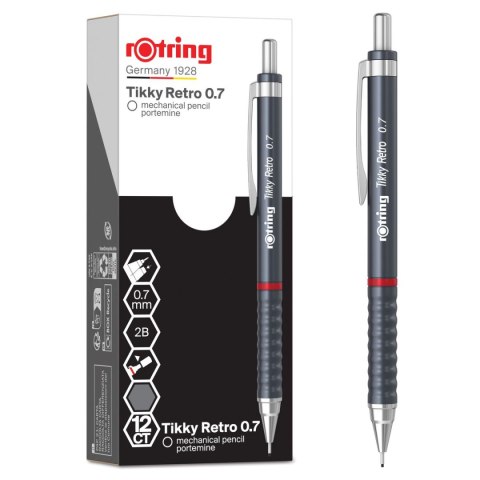 Ołówek automatyczny TIKKY RETROgreyMP 0,7 0,7mm Rotring (2202570) Ołówek automatyczny TIKKY RETROgreyMP 0,7 0,7mm Rotring (2202570)