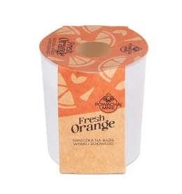 Świeczka ozdobna Powąchaj mnie Fresh orange biała 130ml Pavoncella (5906492907092)