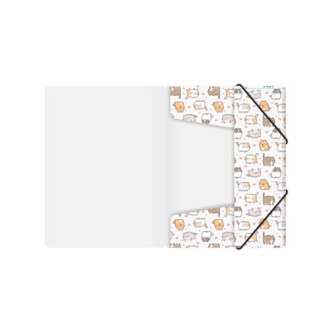 Teczka plastikowa na gumkę KITTENS A4 mix Biurfol (TGN-A4-35)