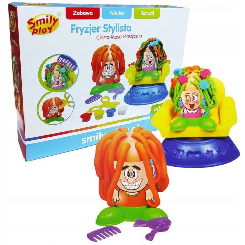 Zestaw kreatywny ciasto - masa fryzjer Smily Play (SP83571)