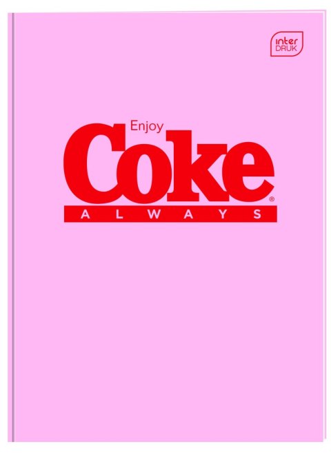 Zeszyt tematyczny COCA COLA HYBRID A6 32k. 70g krata Interdruk (do słówek)