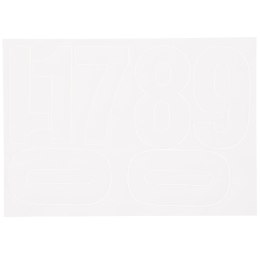 Cyfry samoprzylepne białe Farro