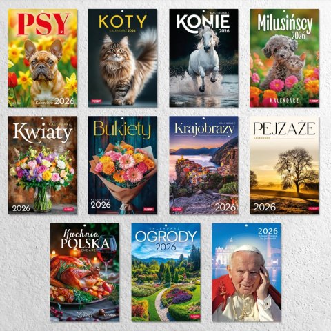 Kalendarz ścienny A4 KRAJOBRAZY A4 x 300mm Press (5904830713435)