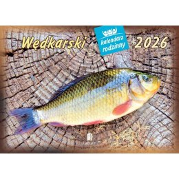 Kalendarz ścienny wędkarski rodzinny 280mm x 200mm Lucrum (WL14)