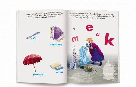 Książka dla dzieci Disney Uczy. Kraina lodu. Litery. Ćwiczenia z naklejkami Ameet (UDN 9303) Książka dla dzieci Disney Uczy. Kraina lodu. Litery. Ćwiczenia z naklejkami Ameet (UDN 9303)