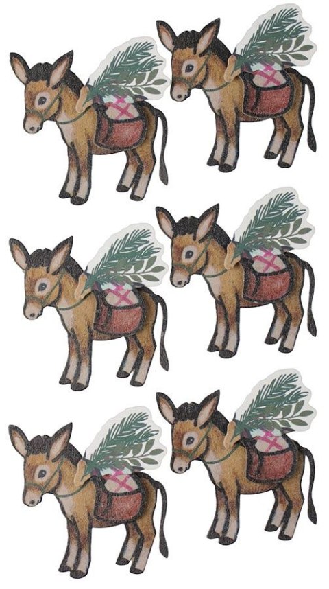 Naklejka (nalepka) Craft-Fun Series osiołki Titanum (21XQ1154)