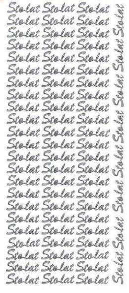 Naklejka (nalepka) Sto lat srebrne Farro (009)